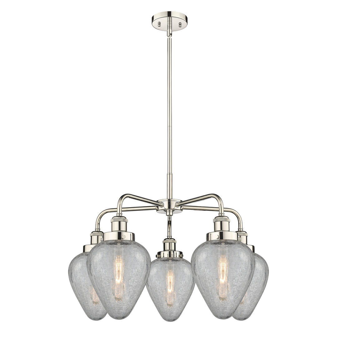 Innovations Downtown Urban 916-5CR-PN-G165 Chandelier Light - Polished Nickel