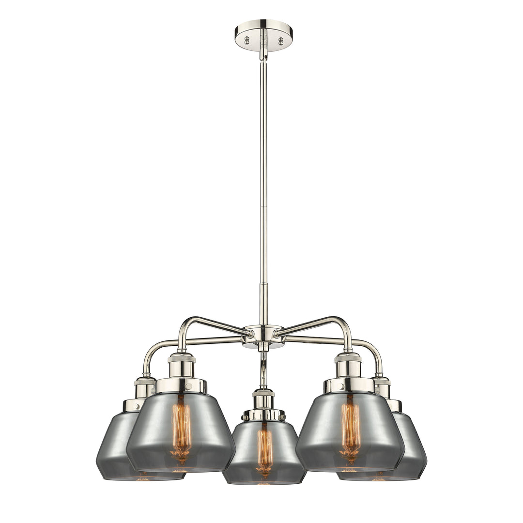 Innovations Downtown Urban 916-5CR-PN-G173 Chandelier Light - Polished Nickel