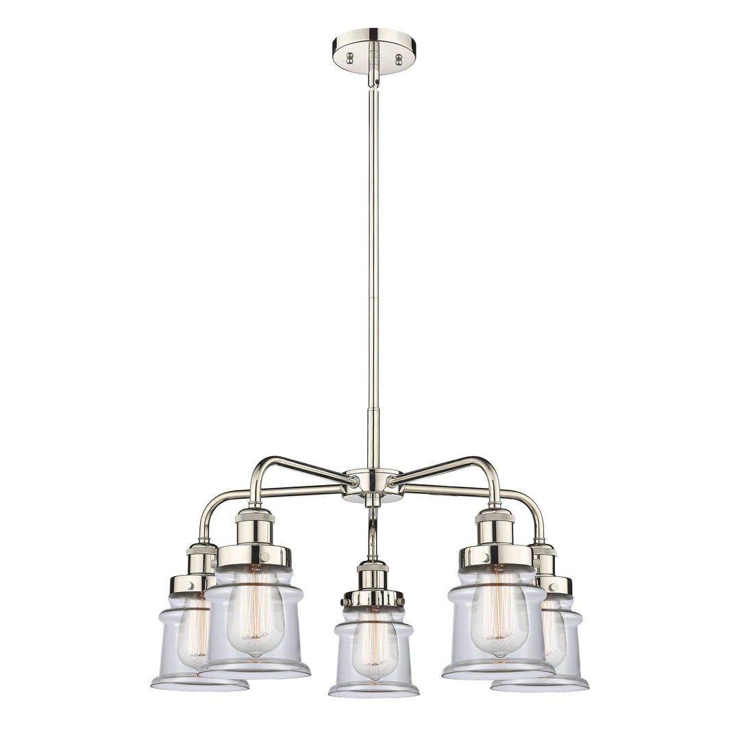 Innovations Downtown Urban 916-5CR-PN-G182S Chandelier Light - Polished Nickel