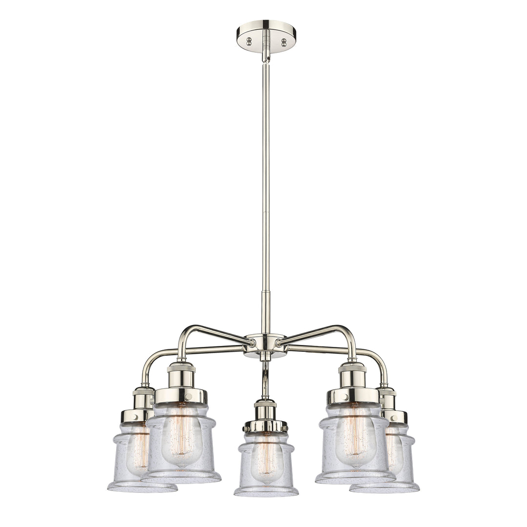 Innovations Downtown Urban 916-5CR-PN-G184S Chandelier Light - Polished Nickel