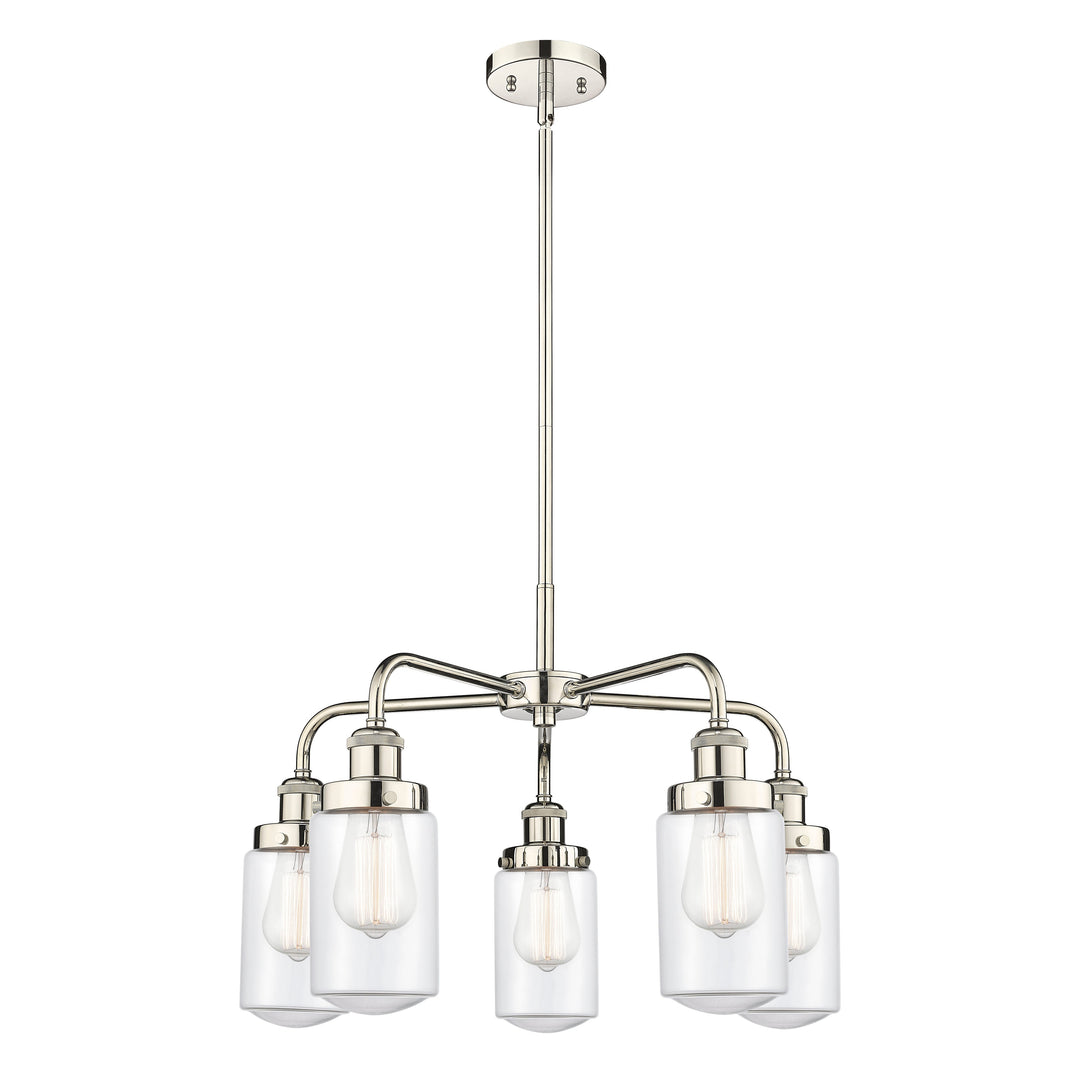 Innovations Downtown Urban 916-5CR-PN-G312 Chandelier Light - Polished Nickel