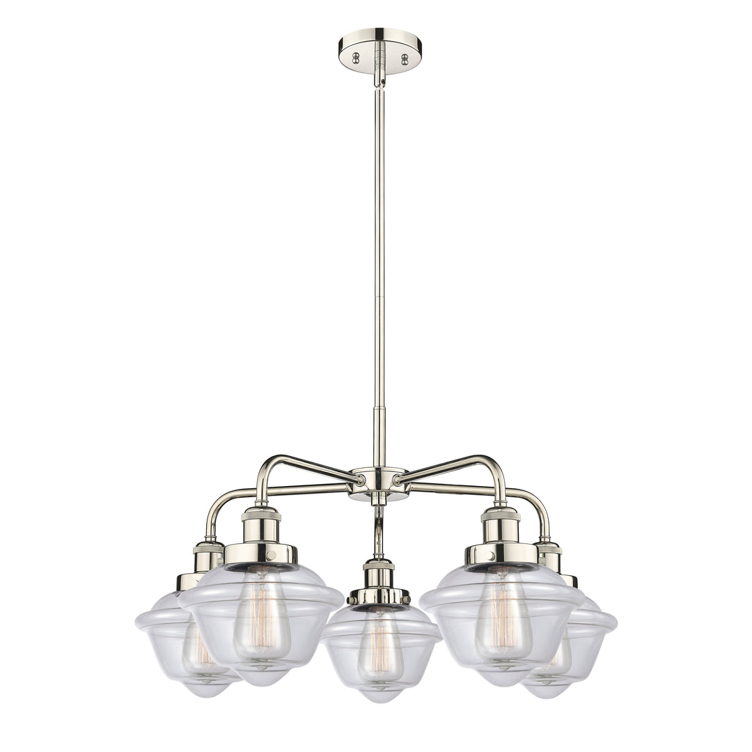 Innovations Downtown Urban 916-5CR-PN-G532 Chandelier Light - Polished Nickel