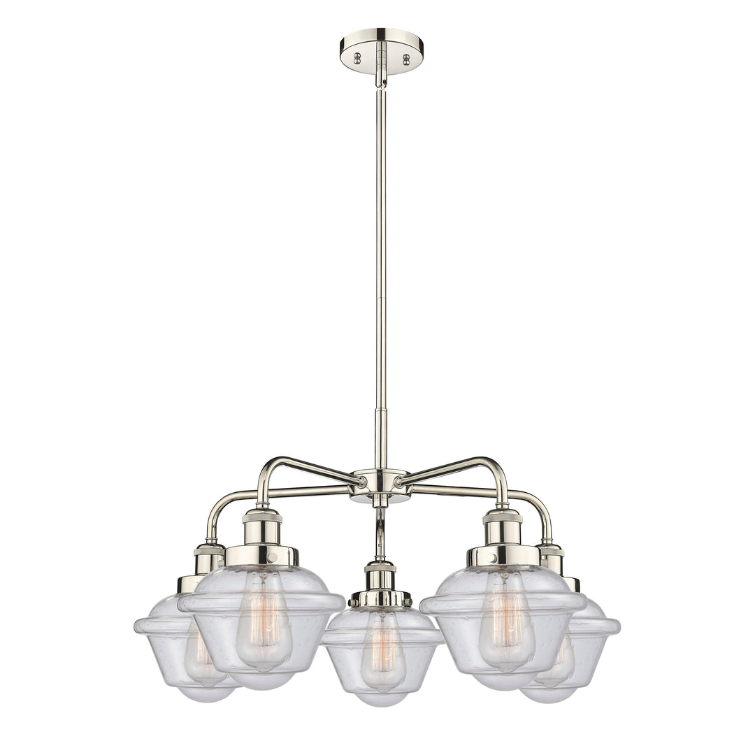 Innovations Downtown Urban 916-5CR-PN-G534 Chandelier Light - Polished Nickel