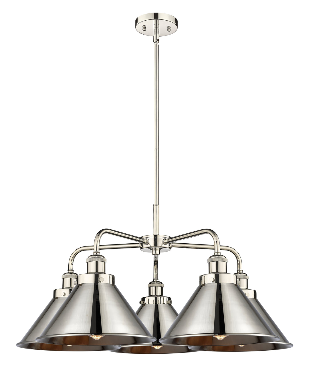 Innovations Downtown Urban 916-5CR-PN-M10-PN Chandelier Light - Polished Nickel