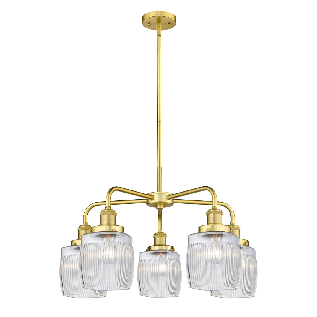 Innovations Downtown Urban 916-5CR-SG-G302 Chandelier Light - Satin Gold