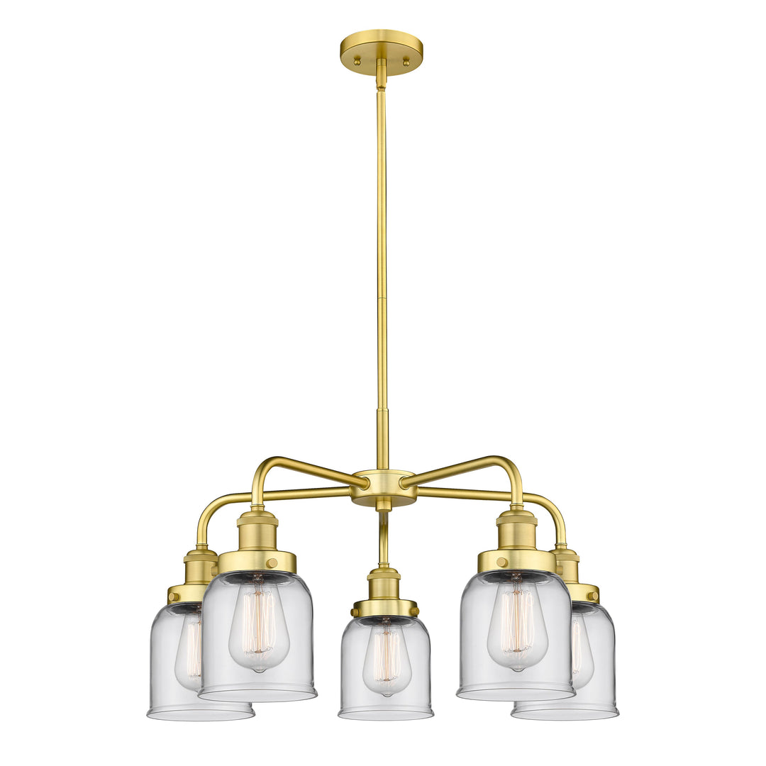 Innovations Downtown Urban 916-5CR-SG-G52 Chandelier Light - Satin Gold
