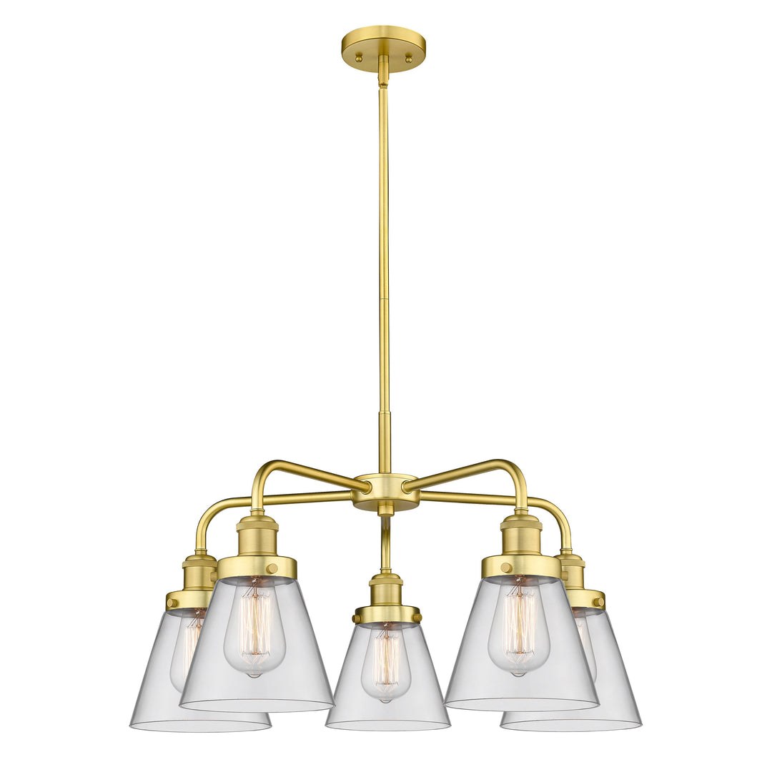 Innovations Downtown Urban 916-5CR-SG-G62 Chandelier Light - Satin Gold