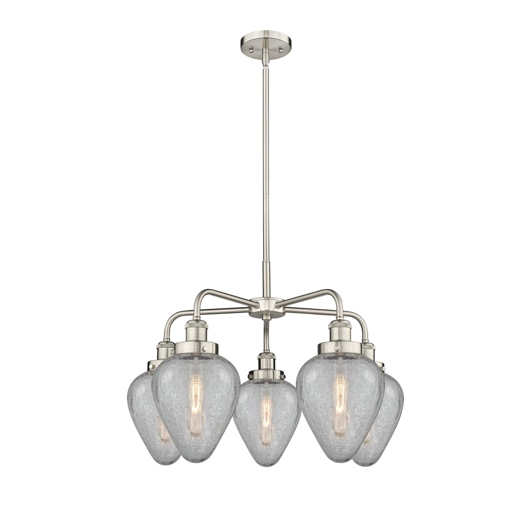 Innovations Downtown Urban 916-5CR-SN-G165 Chandelier Light - Satin Nickel