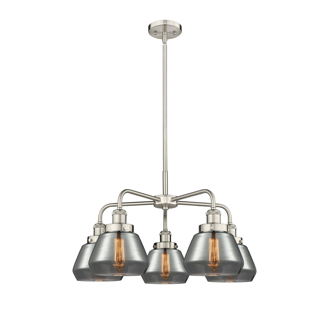 Innovations Downtown Urban 916-5CR-SN-G173 Chandelier Light - Satin Nickel