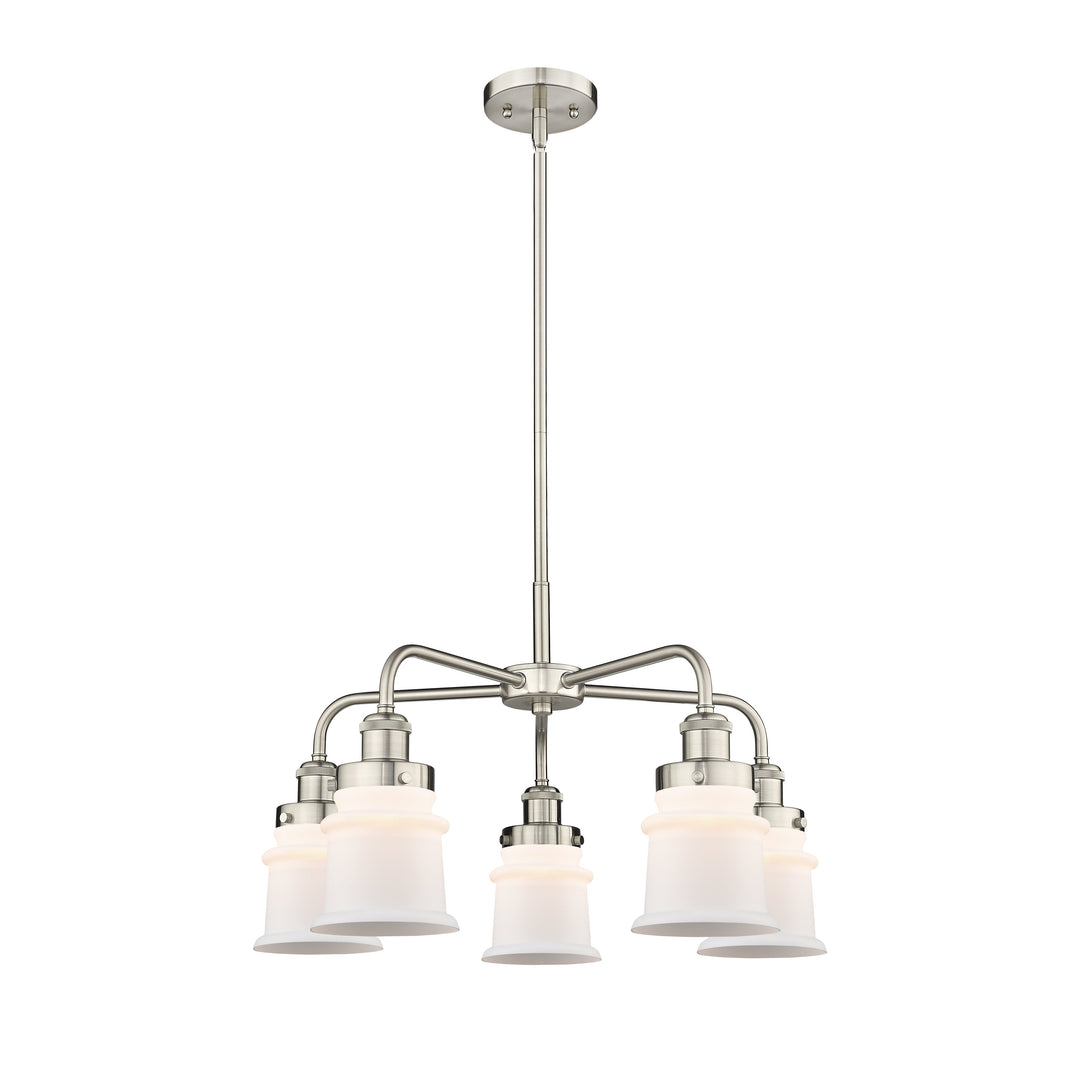 Innovations Downtown Urban 916-5CR-SN-G181S Chandelier Light - Satin Nickel
