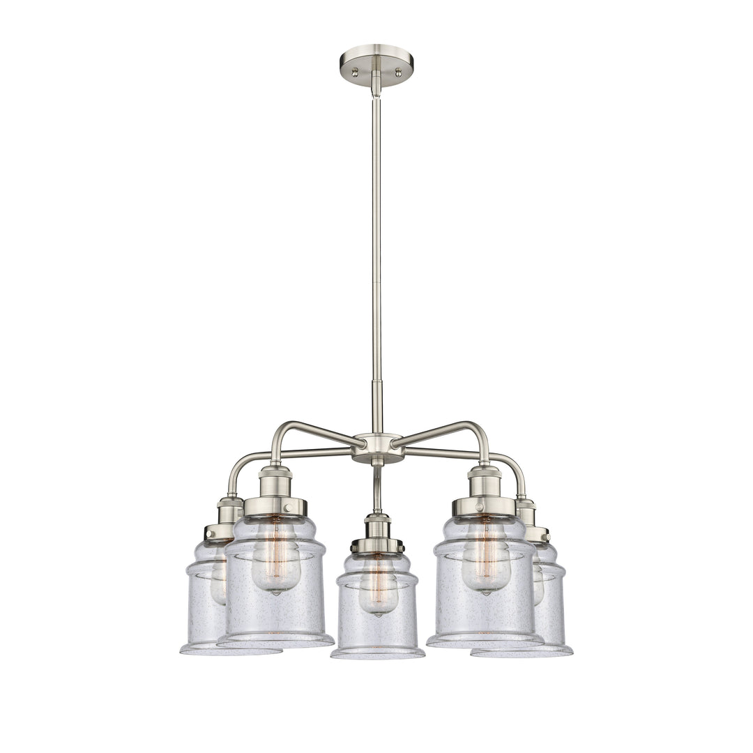Innovations Downtown Urban 916-5CR-SN-G184 Chandelier Light - Satin Nickel