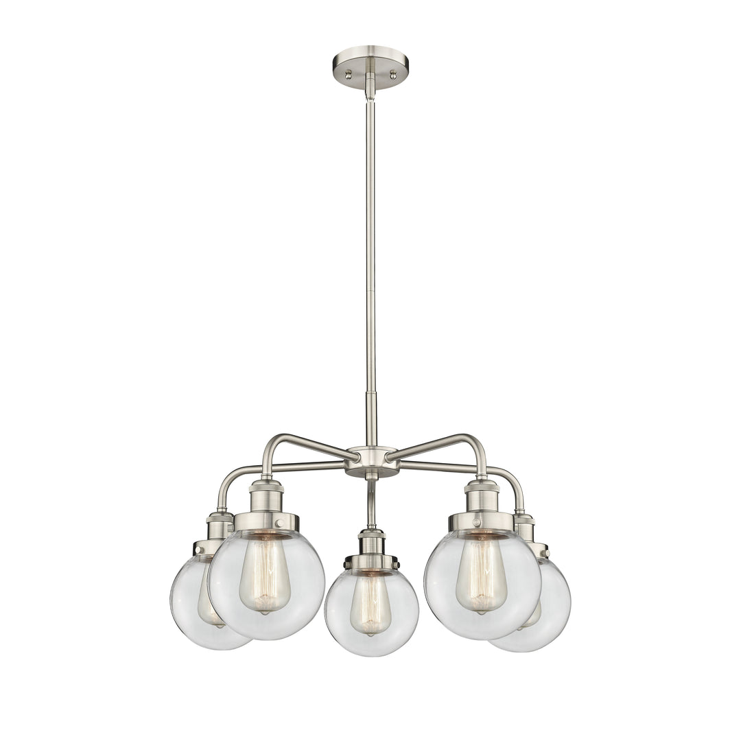 Innovations Downtown Urban 916-5CR-SN-G202-6 Chandelier Light - Satin Nickel