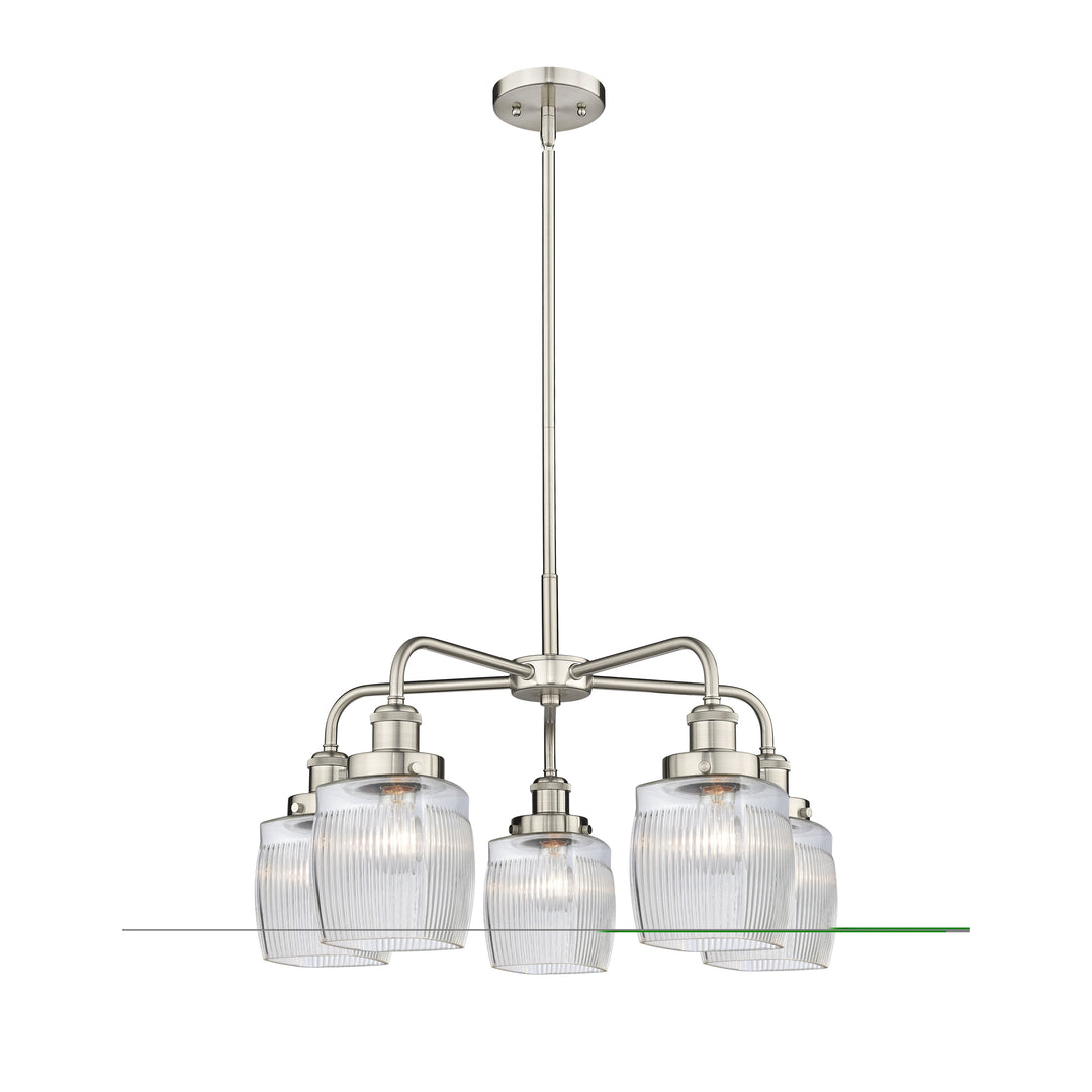 Innovations Downtown Urban 916-5CR-SN-G302 Chandelier Light - Satin Nickel