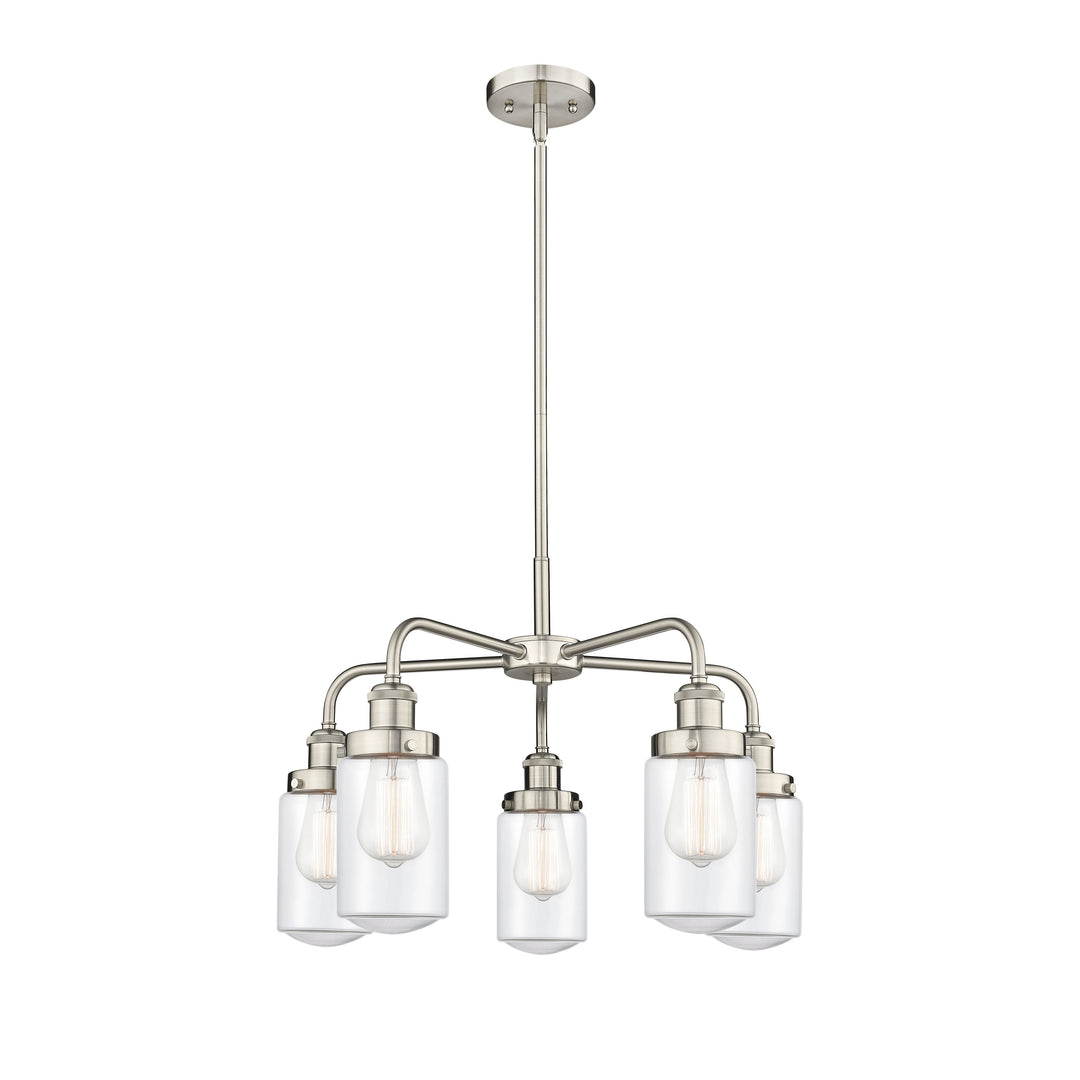 Innovations Downtown Urban 916-5CR-SN-G312 Chandelier Light - Satin Nickel