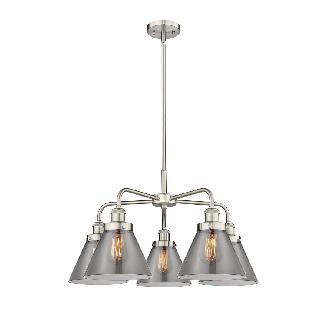 Innovations Downtown Urban 916-5CR-SN-G43 Chandelier Light - Satin Nickel