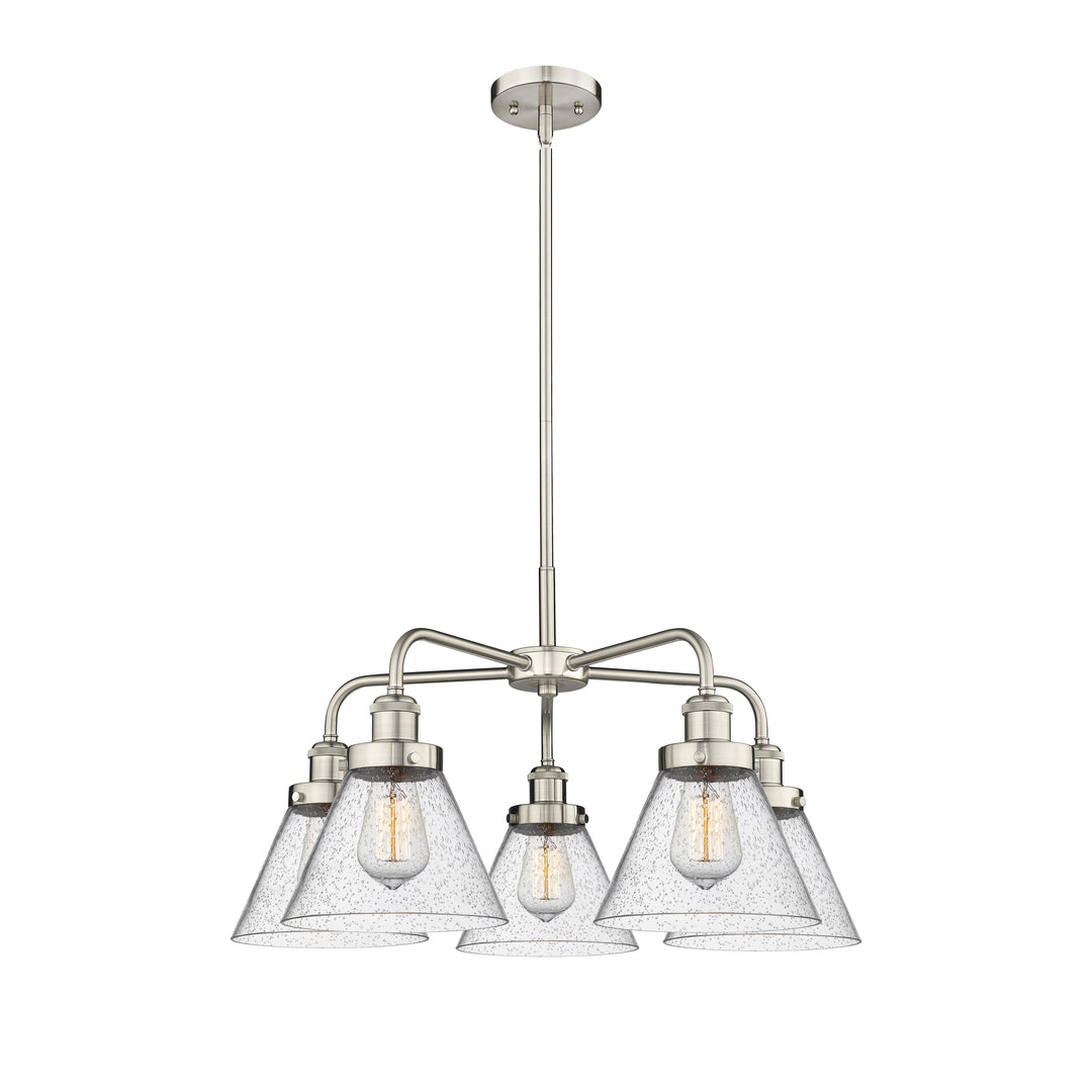 Innovations Downtown Urban 916-5CR-SN-G44 Chandelier Light - Satin Nickel