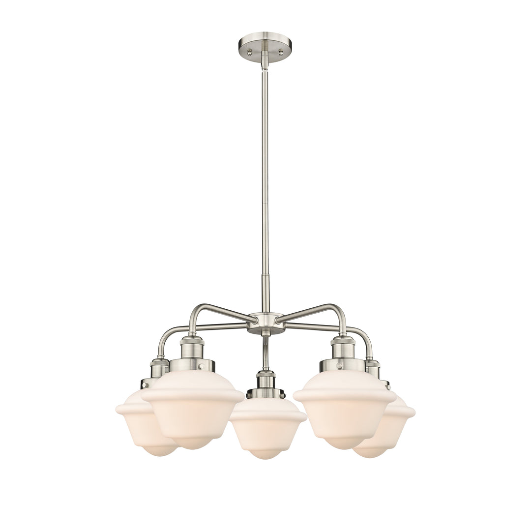 Innovations Downtown Urban 916-5CR-SN-G531 Chandelier Light - Satin Nickel