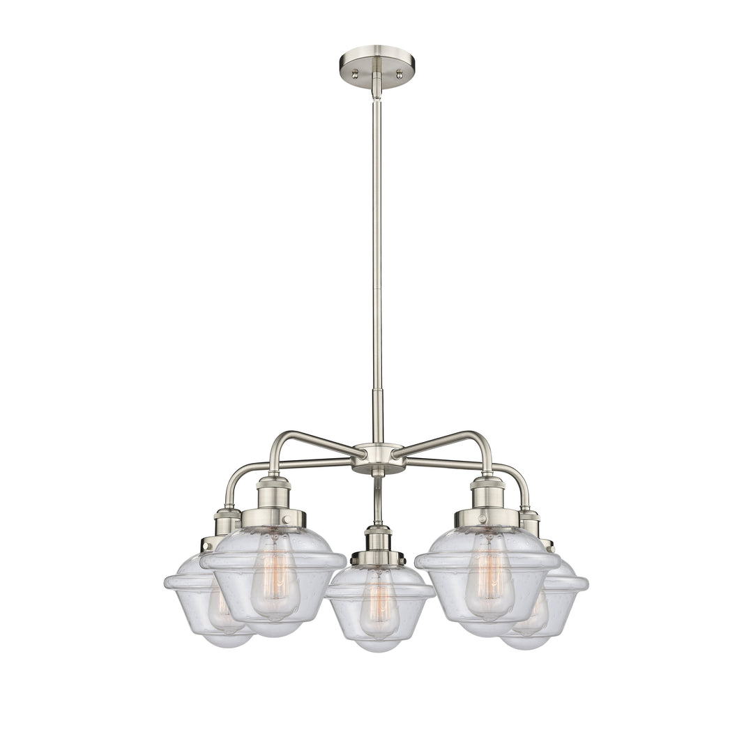 Innovations Downtown Urban 916-5CR-SN-G534 Chandelier Light - Satin Nickel