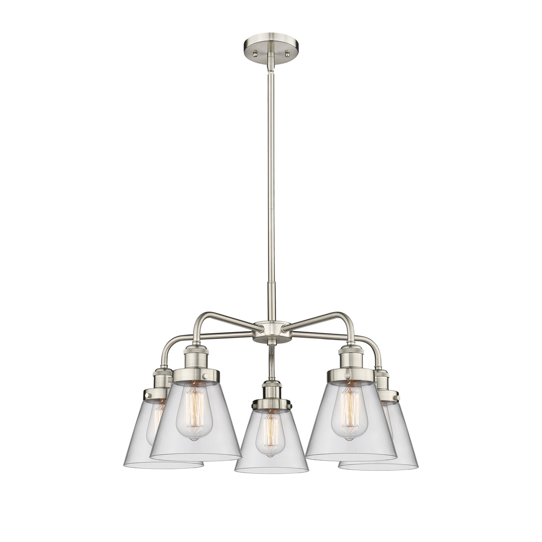 Innovations Downtown Urban 916-5CR-SN-G62 Chandelier Light - Satin Nickel