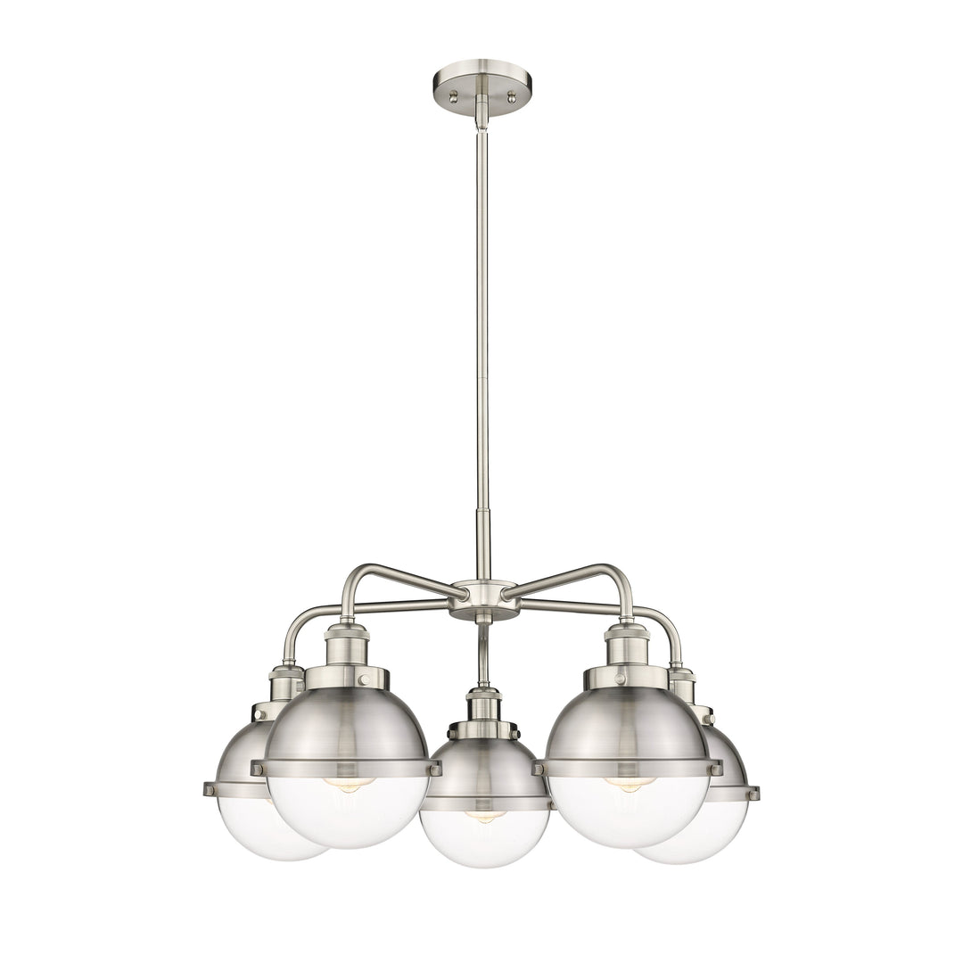 Innovations Downtown Urban 916-5CR-SN-HFS-62-SN Chandelier Light - Satin Nickel