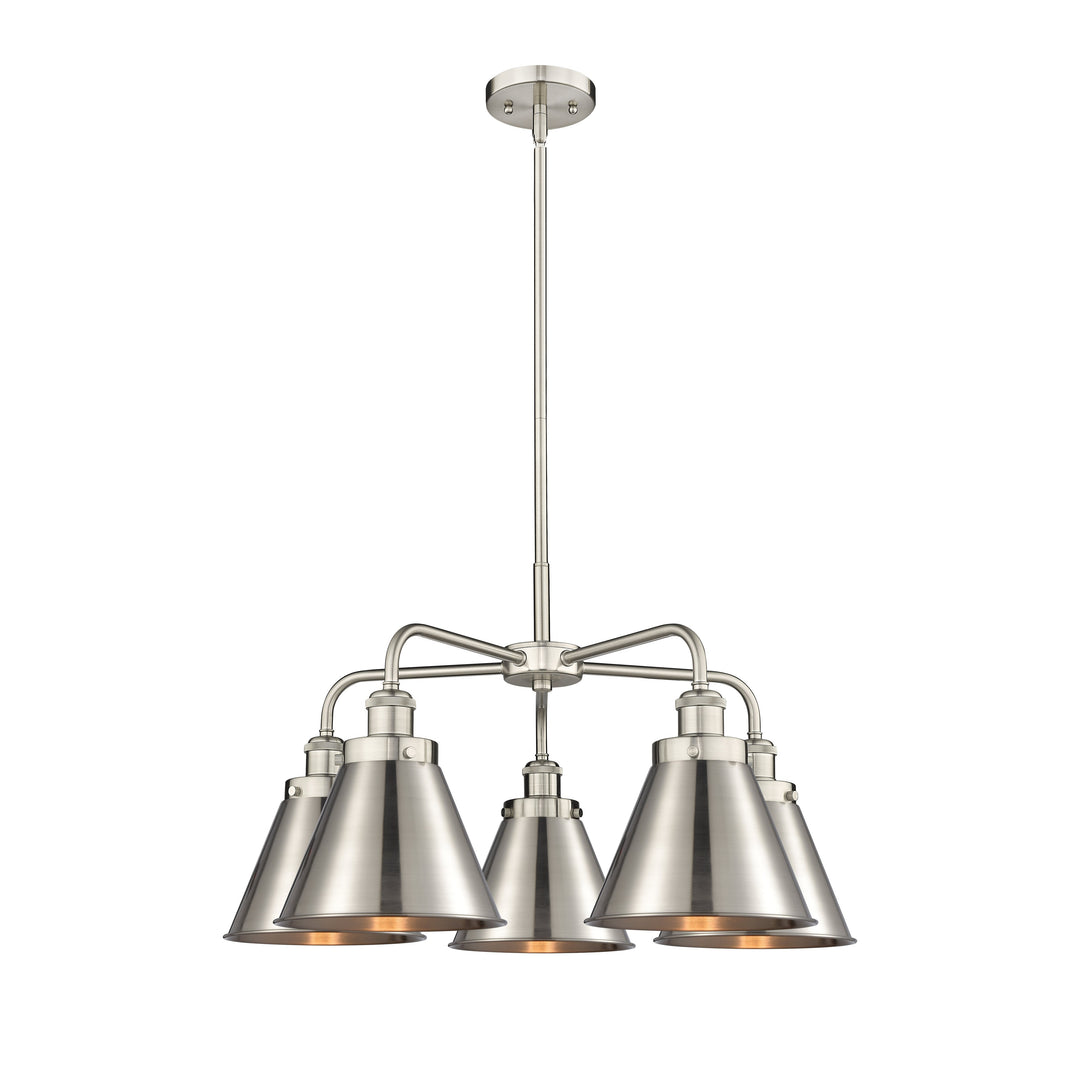 Innovations Downtown Urban 916-5CR-SN-M13-SN Chandelier Light - Satin Nickel