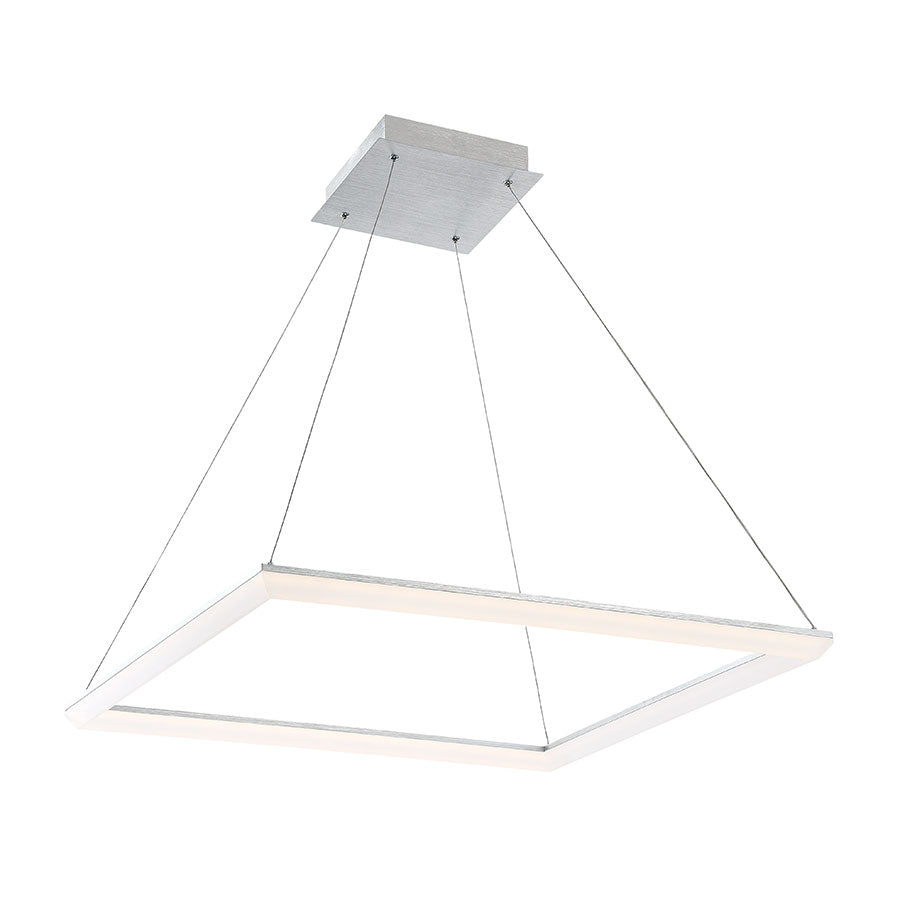 WAC Frame PD-29828-AL Chandelier Light - Brushed Aluminum