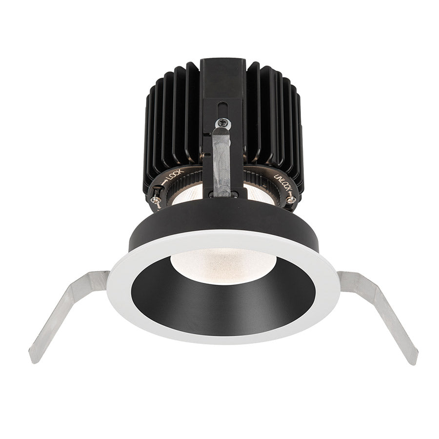 Wac Lighting R4RD1T-F840-BKWT  Volta Recessed Light Black/White