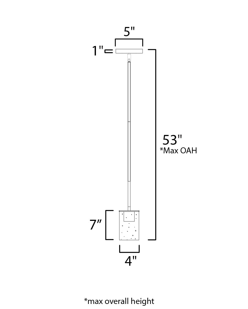 Maxim Sleek 91840CDSN Pendant Light - Satin Nickel