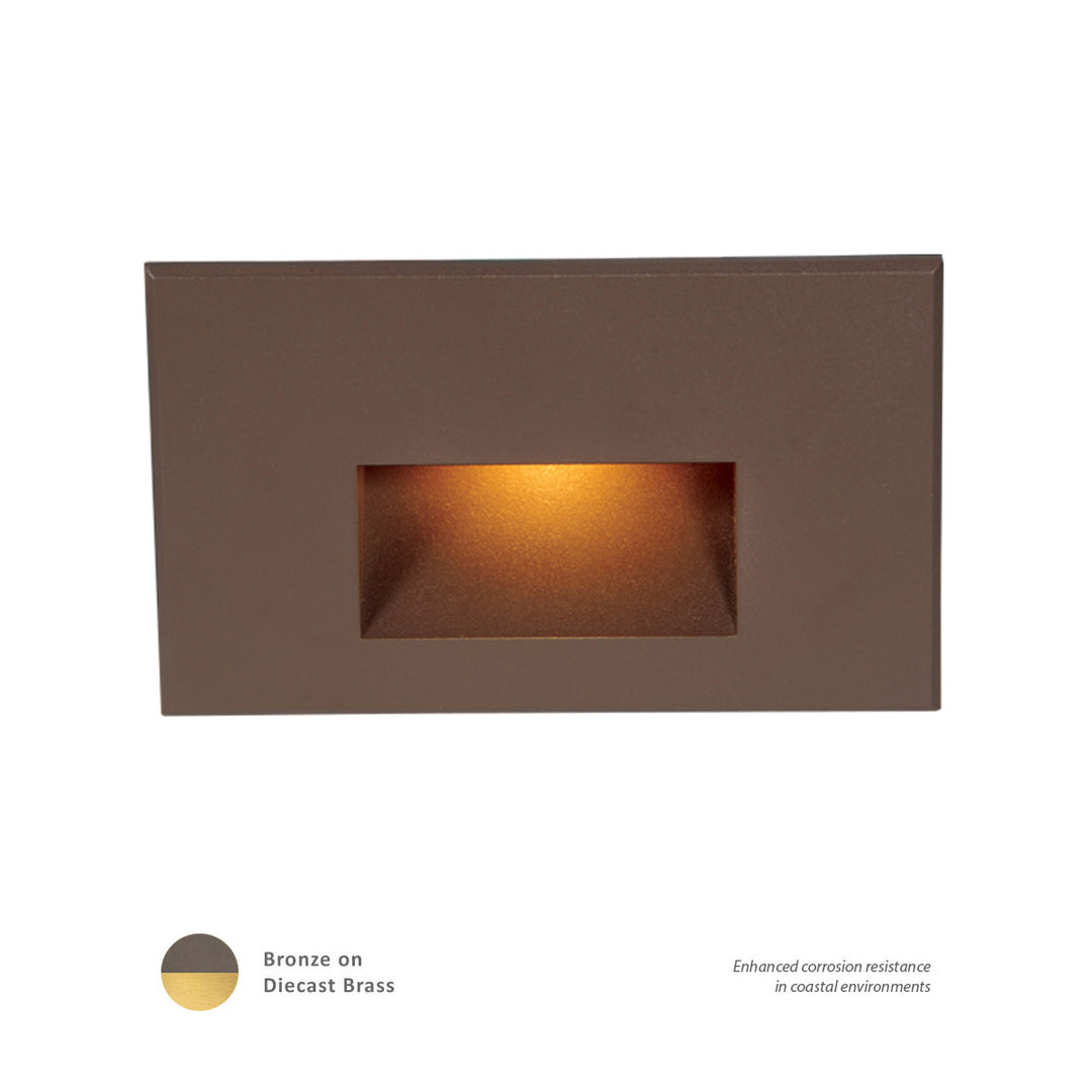 Wac Lighting WL-LED100-AM-BBR  Ledme Step And Wall Lights Landscape Light Bronzed Brass
