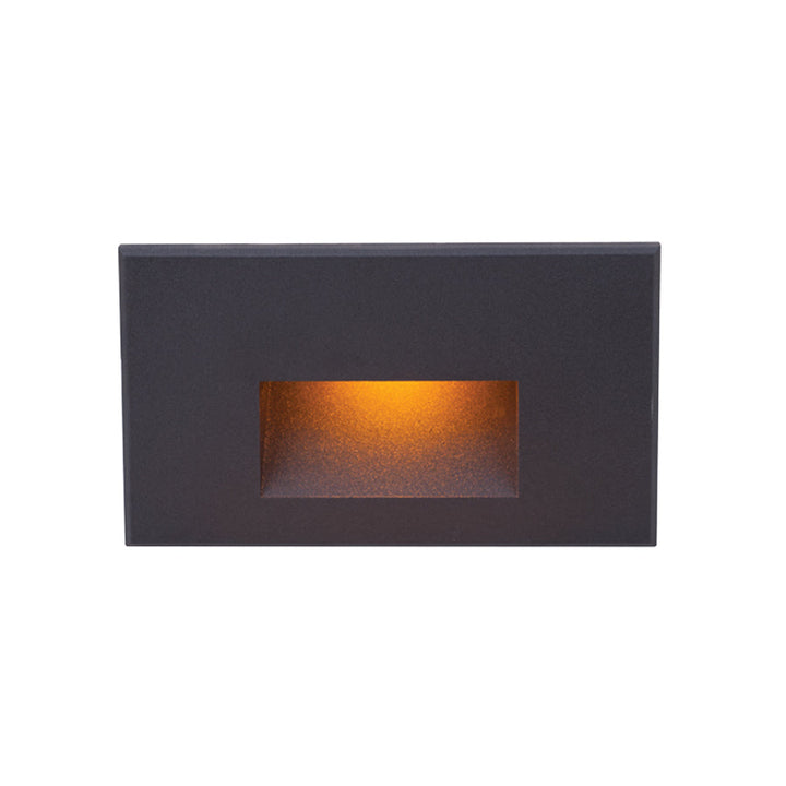 Wac Lighting WL-LED100-AM-BK  Ledme Step And Wall Lights Landscape Light Black On Aluminum