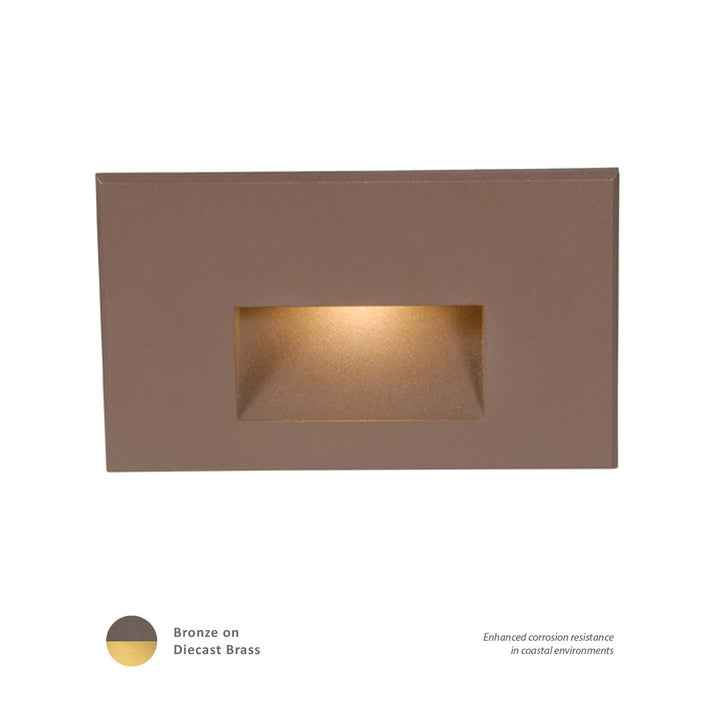 Wac Lighting WL-LED100-C-BBR  Ledme Step And Wall Lights Landscape Light Bronzed Brass