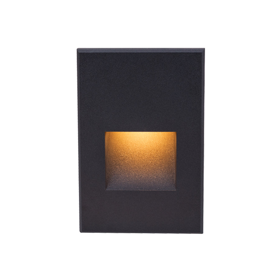 Wac Lighting WL-LED200-AM-BK  Ledme Step And Wall Lights Landscape Light Black On Aluminum