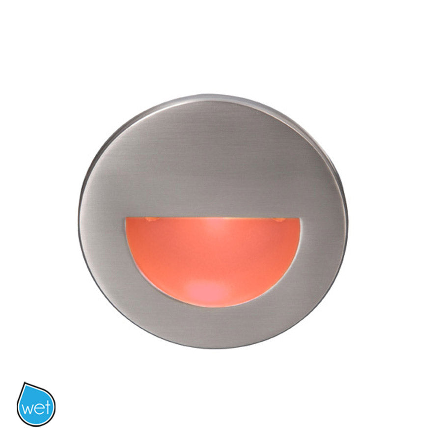 Wac Lighting WL-LED300-RD-BN Modern Ledme Step And Wall Lights Landscape Light Brushed Nickel
