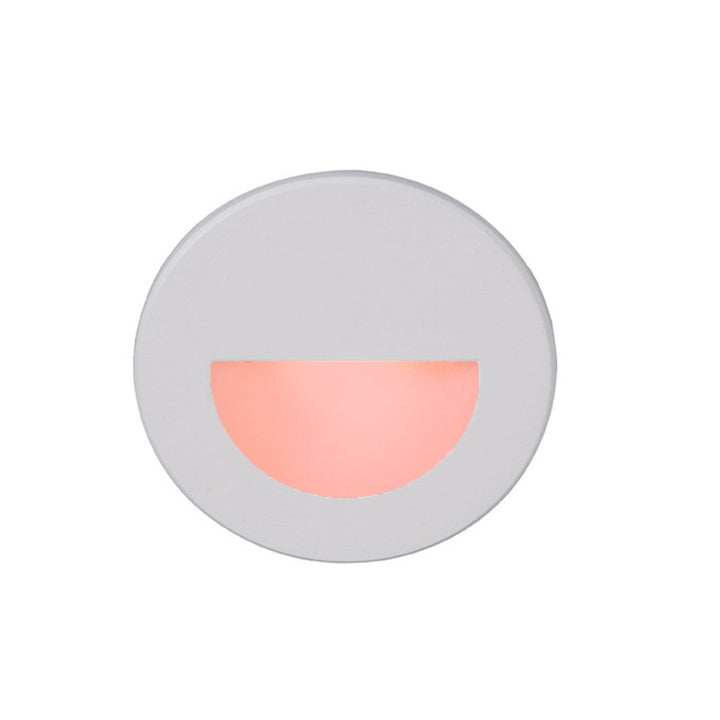 Wac Lighting WL-LED300-RD-WT Modern Ledme Step And Wall Lights Landscape Light White On Aluminum