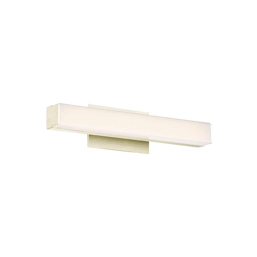 WAC Brink WS-77612-30-BR Bath Vanity Light 3 in. wide - Brushed Brass