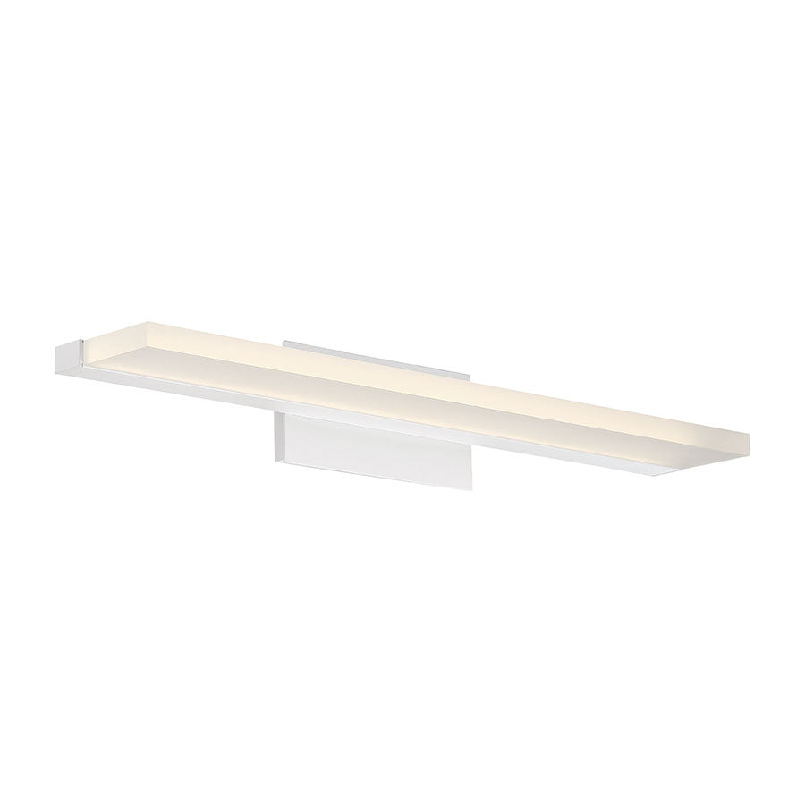 WAC Level WS-85618-WT Bath Vanity Light 4 in. wide - White