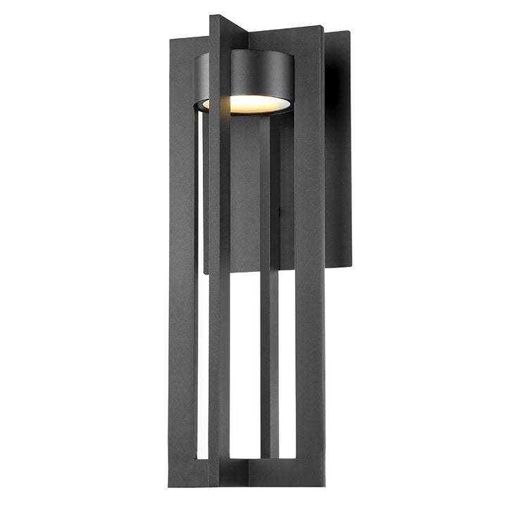 Wac Lighting WS-W48620-BK  Chamber Outdoor Black