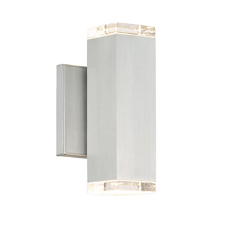 Wac Lighting WS-W61808-AL  Block Outdoor Brushed Aluminum