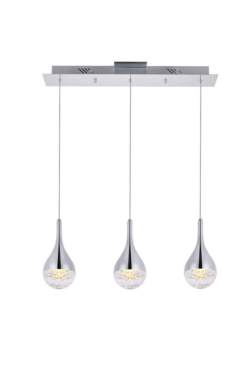 Elegant Amherst 3803D24C Pendant Light - Chrome