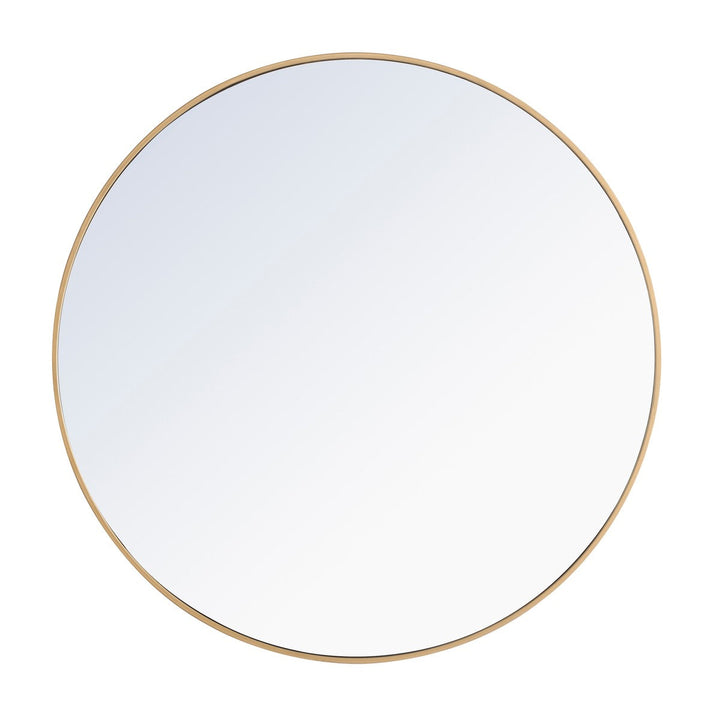 Elegant Lighting MR4045BR  Eternity Mirror Brass