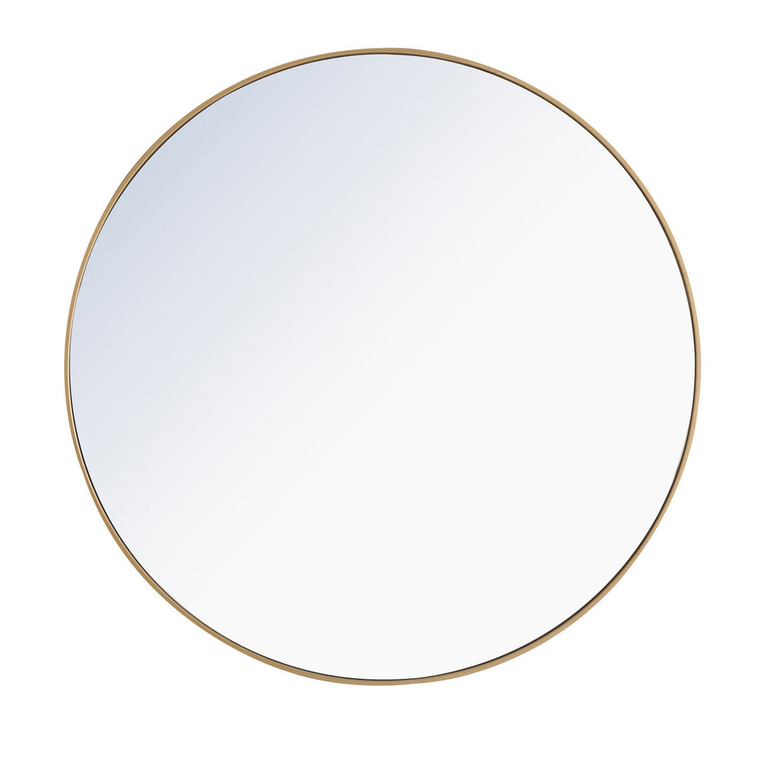 Elegant Lighting MR4048BR  Eternity Mirror Brass