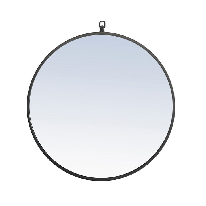 Elegant Lighting MR4051BK  Rowan Mirror Black