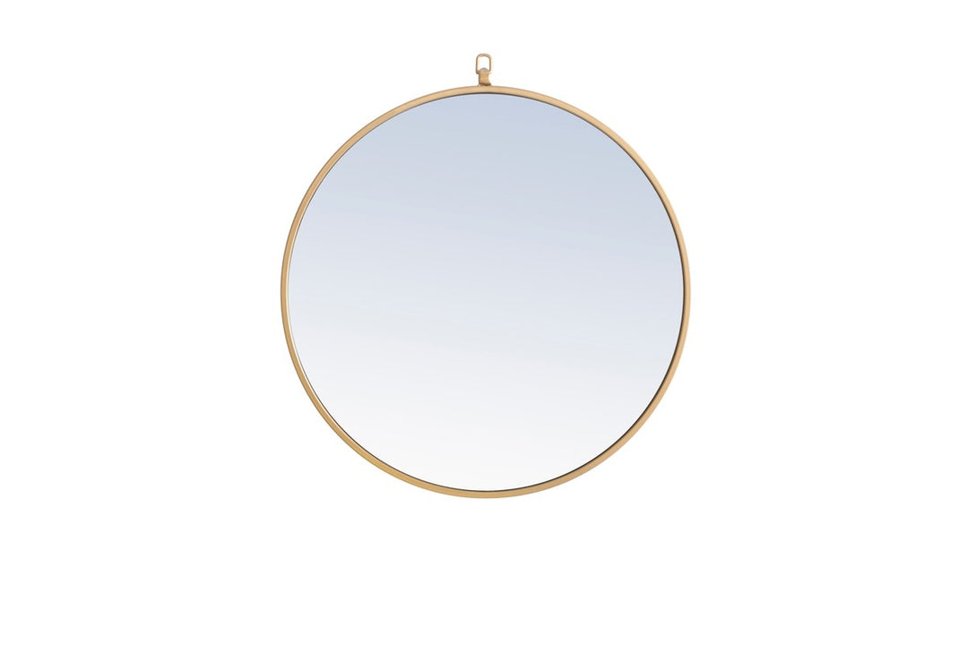 Elegant Lighting MR4052BR  Rowan Mirror Brass