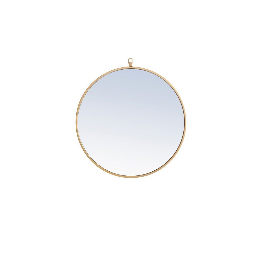 Elegant Lighting MR4052BR  Rowan Mirror Brass