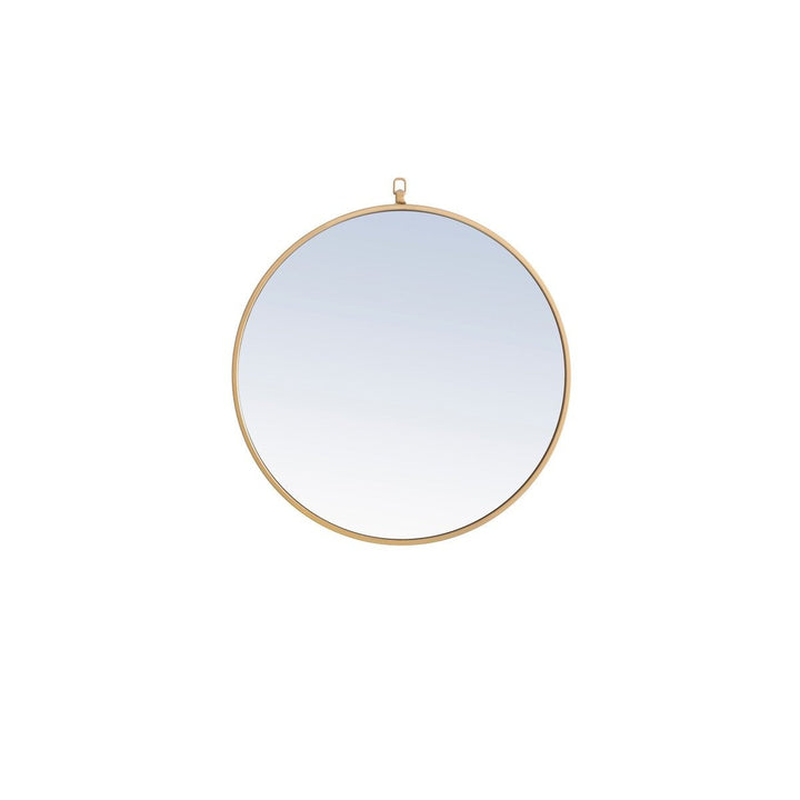 Elegant Lighting MR4052BR  Rowan Mirror Brass