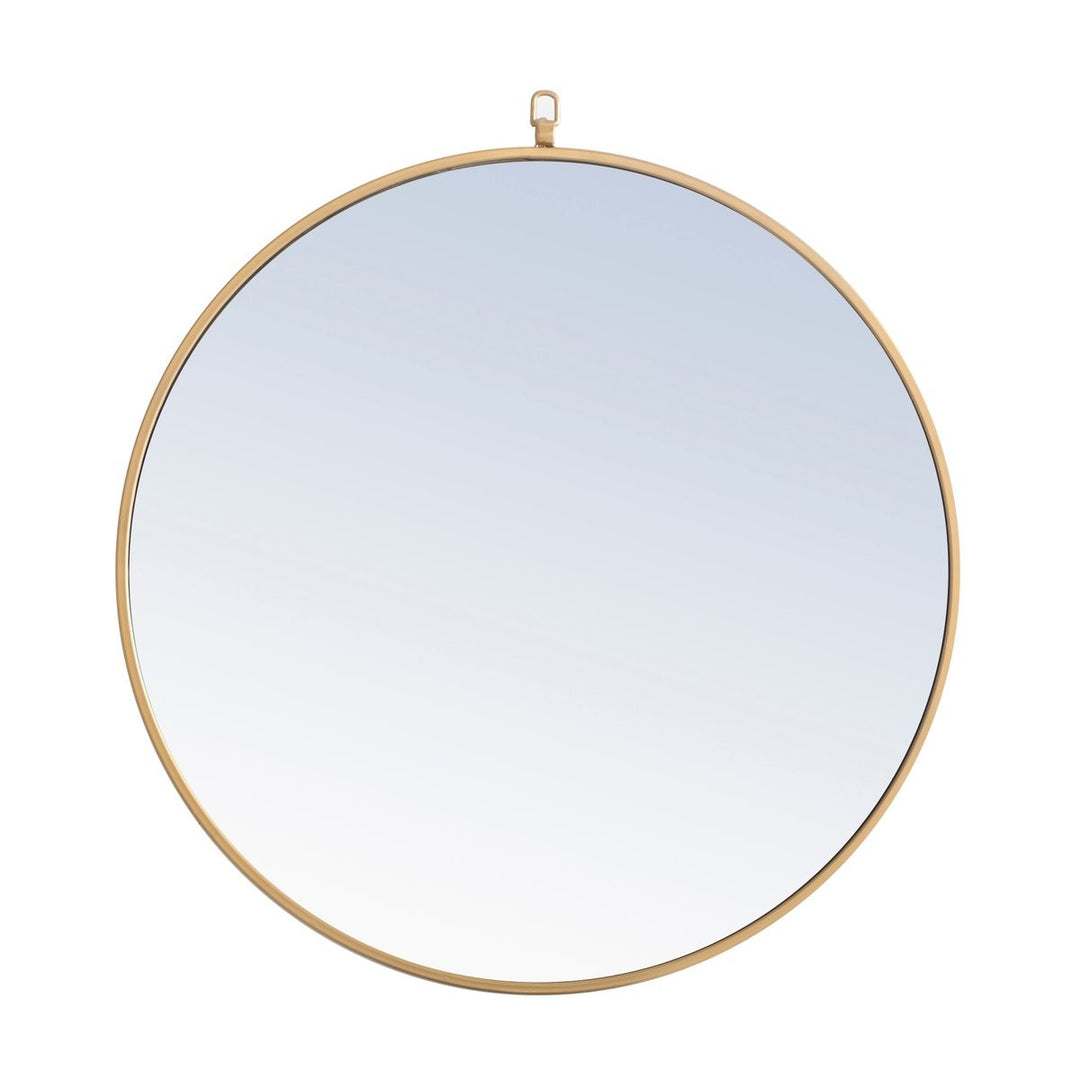 Elegant Lighting MR4055BR  Rowan Mirror Brass