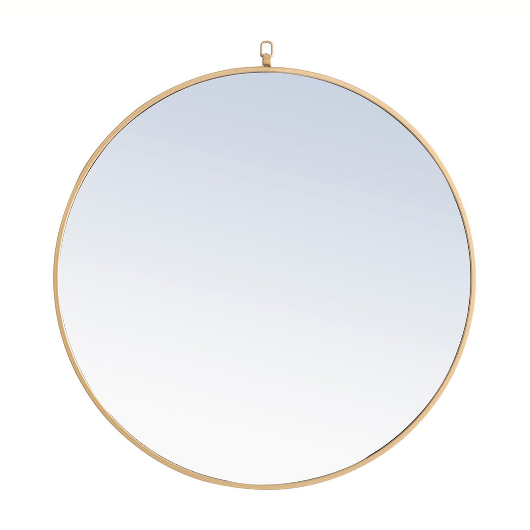 Elegant Lighting MR4058BR  Rowan Mirror Brass