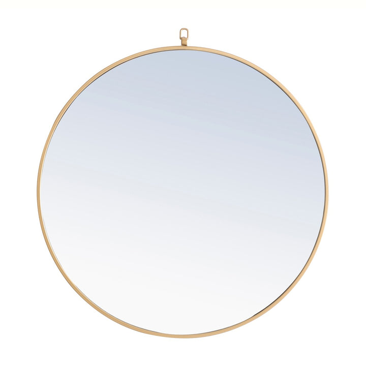 Elegant Lighting MR4058BR  Rowan Mirror Brass