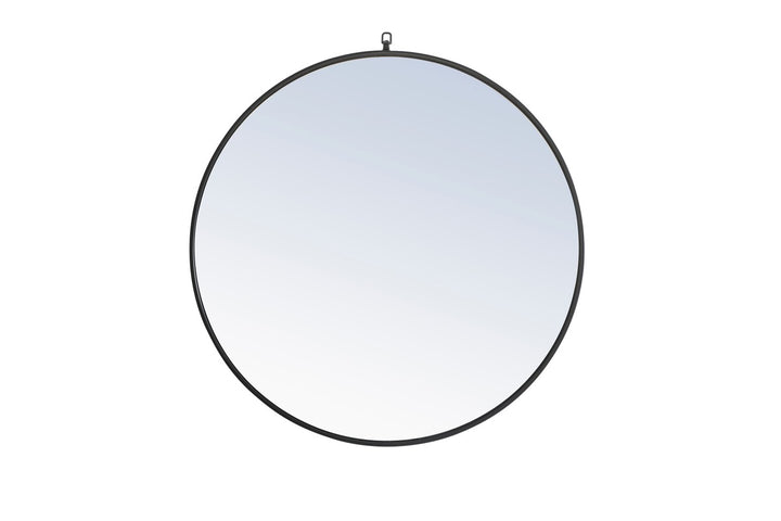 Elegant Lighting MR4061BK  Rowan Mirror Black