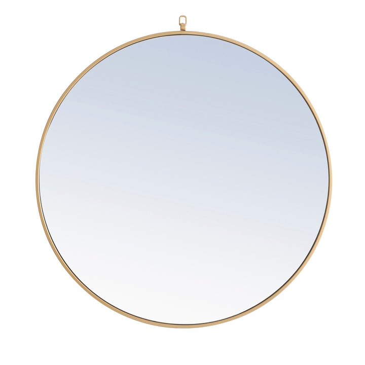 Elegant Lighting MR4062BR  Rowan Mirror Brass